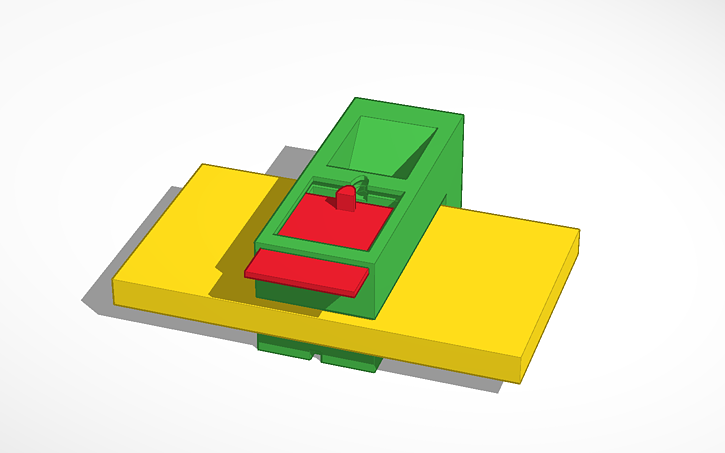 3D design Mobile Phone Holder With Change Box (for shelf) - Tinkercad