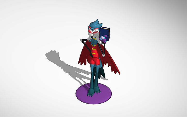 3D design Stolas (Helluva Boss) - Tinkercad
