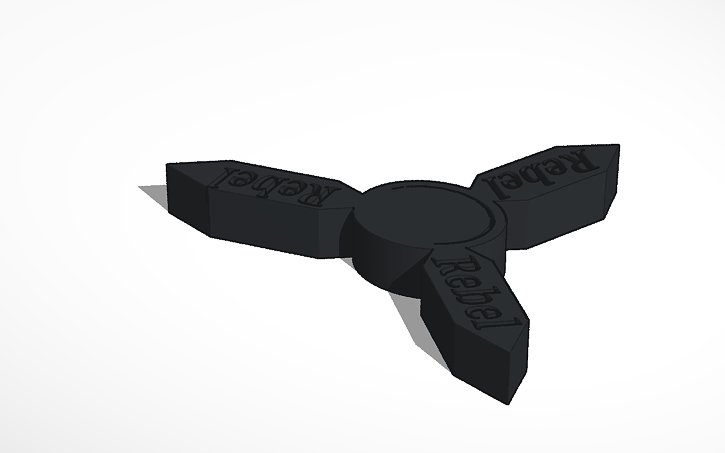 3D design Fidgit spinner - Tinkercad
