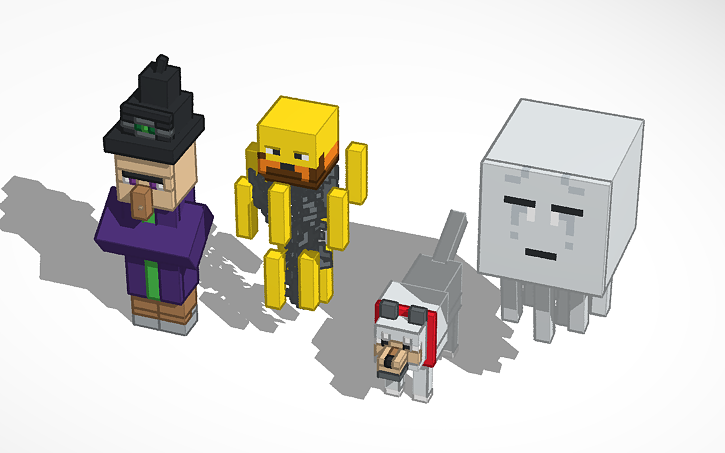 Minecraft Mobs Some Tinkercad