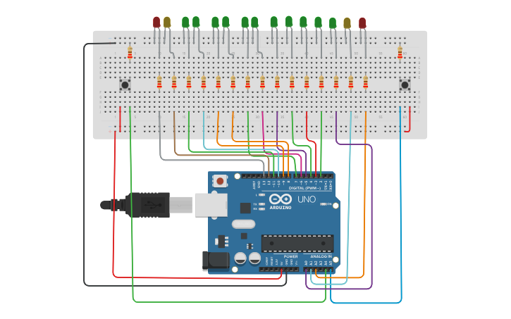 Circuit design Richard Quiroz pim pom - Tinkercad