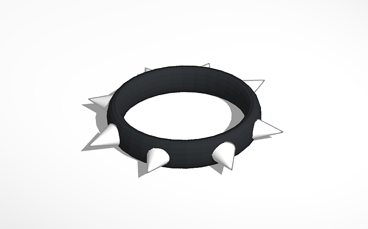 Animal Jam Spiked Collar | Tinkercad Animal Jam Spiked Collar | Tinkercad