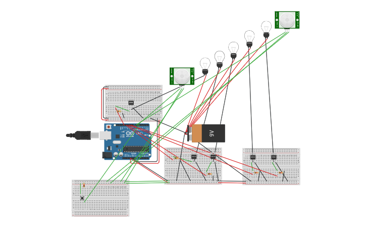 Circuit design nmosfet irfz44n - Tinkercad