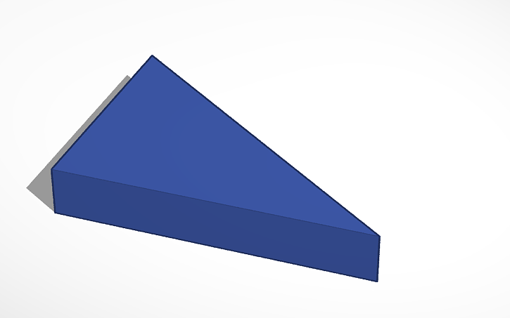 3D design Plane wing - Tinkercad