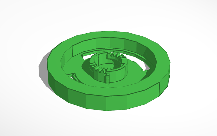 3D design Beyblade Burst Left Spin Energy Layer | Tinkercad