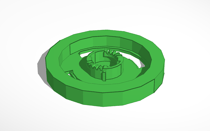 Beyblade Triangle 3D design Beyblade Burst Left Spin Energy Layer | Tinkercad