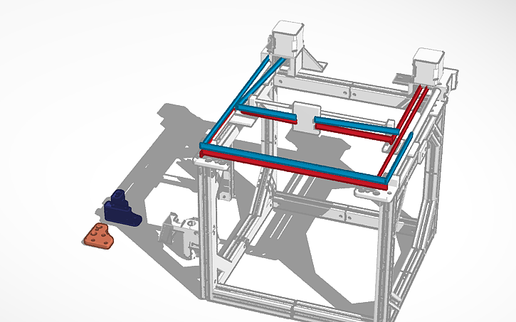 3D design corexy - Tinkercad