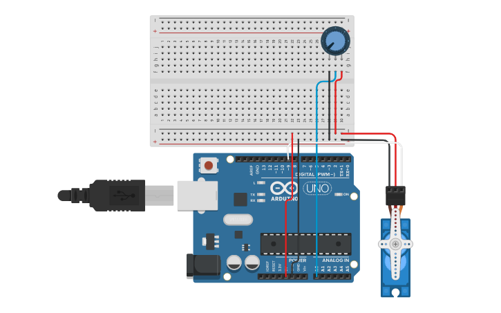Circuit design ARDUINO LAB TRINKERCAD 1 | Tinkercad