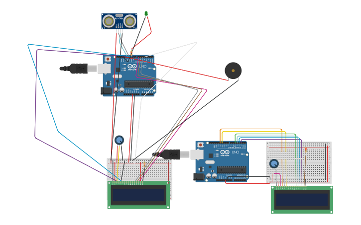 Circuit design Arduino Alarm System - Tinkercad