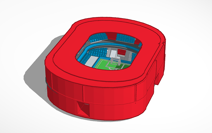 3D design allianz arena - Tinkercad