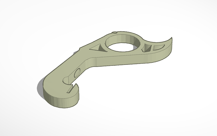 3D design bottle opener - Tinkercad