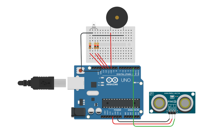 Circuit design speaker light sensor | Tinkercad