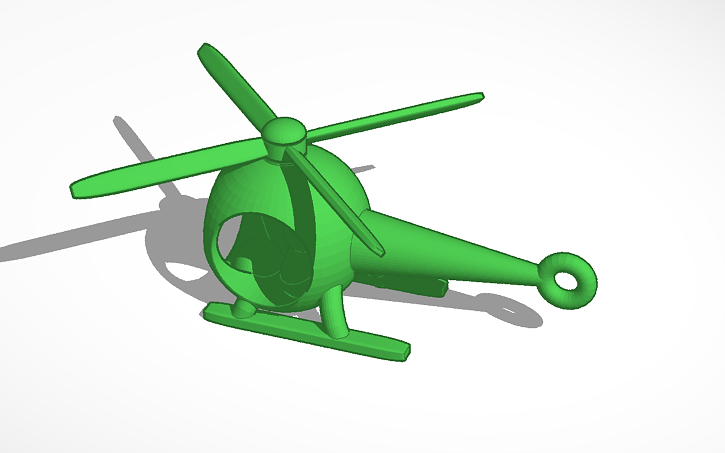 3D design Helicopter Toy - Tinkercad