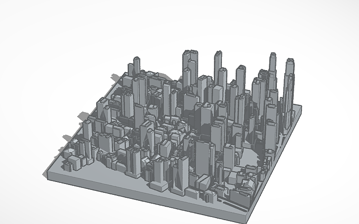 3D design new york city - Tinkercad