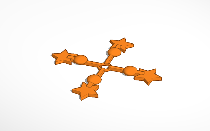 3D design Snowflake - Tinkercad