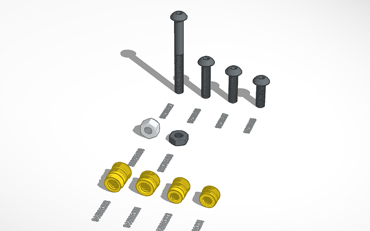 3D design Asst. McMaster-Carr Parts - Tinkercad