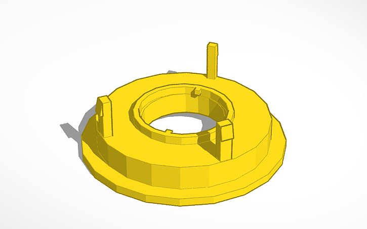 3D design on-off light switch cover - Tinkercad