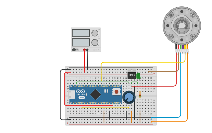 Circuit design v1 centrifuge - Peter - Tinkercad