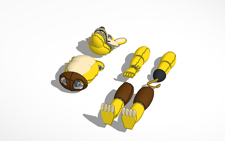 3D design spring foxy modifed orginal by adin hill | Tinkercad