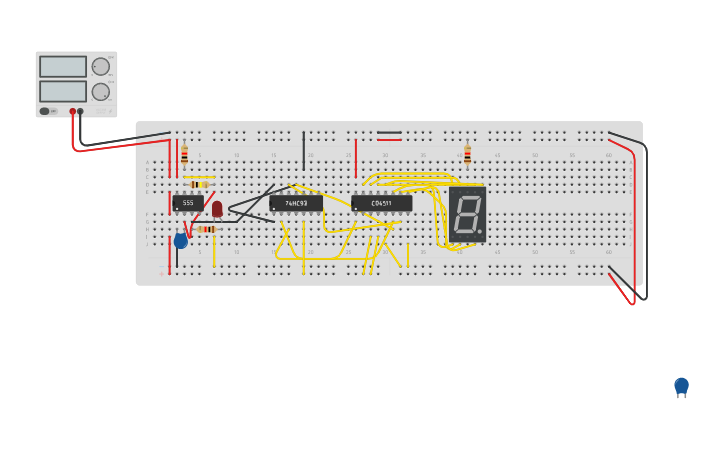 Circuit Design Contador Digital De 0 9 Tinkercad