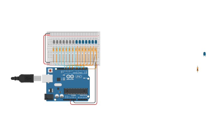 Circuit design kevin Moreira trabajo arduino | Tinkercad