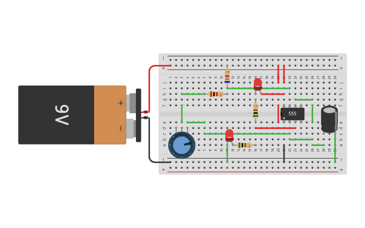 Circuit design Actividad 14 - Tinkercad