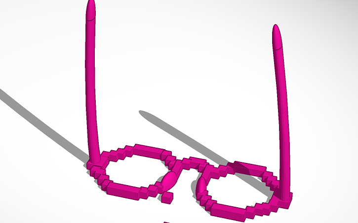 Morris Minecraft Glasses Tinkercad