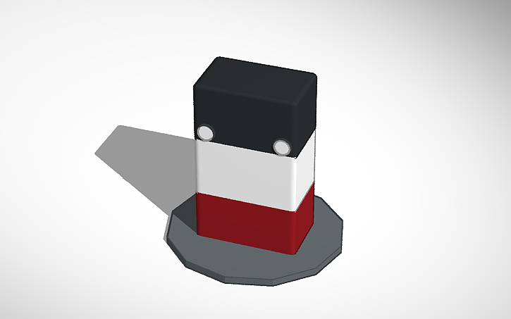 3D design Reichtangle Figurine - Tinkercad