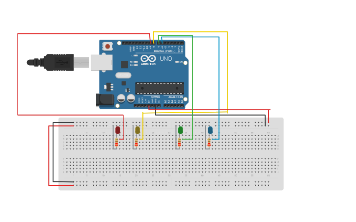 Circuit design Uso del Simulador - Tinkercad