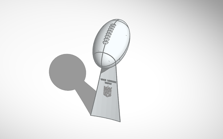 Nfl Vince Lombardi Trophy Tinkercad