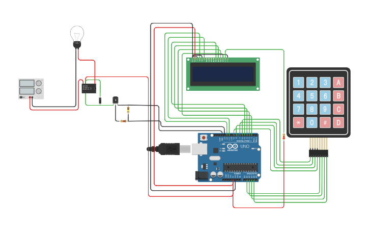 Circuit design IOT PROJECT - Tinkercad