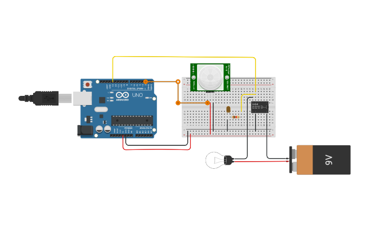 Circuit design Sensor | Tinkercad
