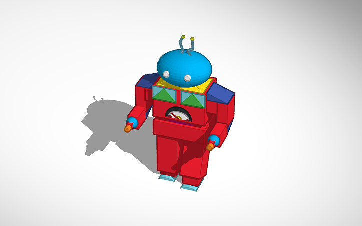 3D design Robot - Tinkercad