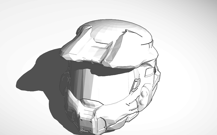 3D design Master Chief's Helmet | Tinkercad