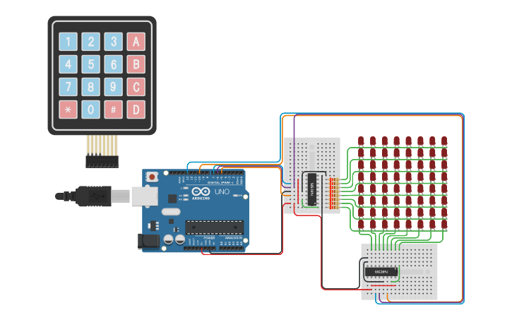 Circuit design Arduino Uno Project - Tinkercad