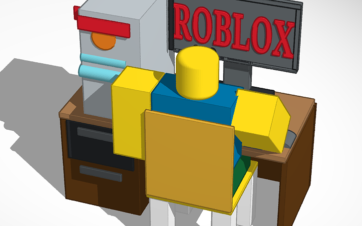 Noob Playing Roblox Tinkercad