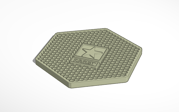 3D design Copy of U.S. Army Logo - Tinkercad