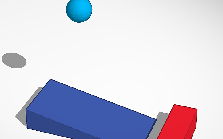 Chutte 3D design TEC001 - Simulation chutte de bille - Tinkercad
