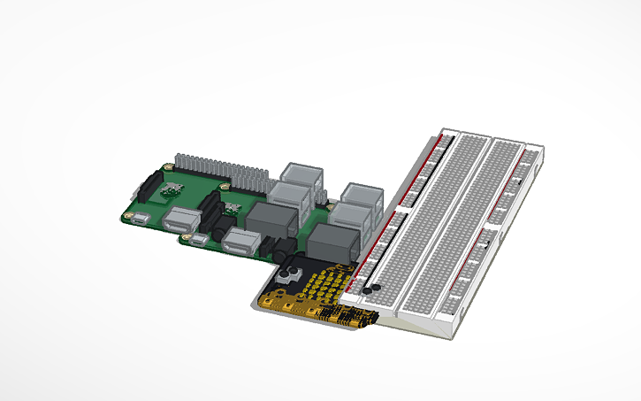 Raspberry Pi Cad/design 3D design Raspberry Pi - Tinkercad