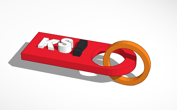 3D design My Key Tag(Hwang Kai Sheng 2-1) | Tinkercad