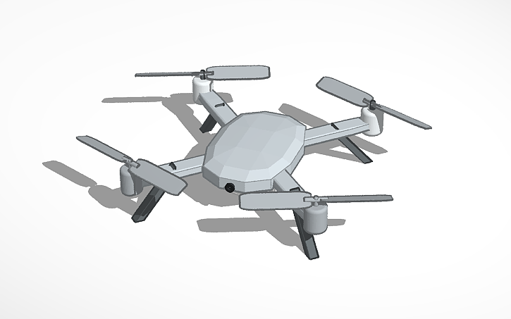 3D design Copy of Delivery Drone Final Drone(4) - Tinkercad