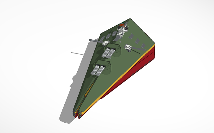 3D design HMS Dubai - Tinkercad