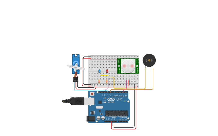 Circuit design Arduino Project - Tinkercad