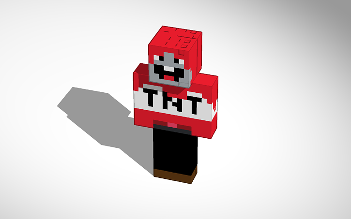 3D design ExplodingTNT Skin - Tinkercad