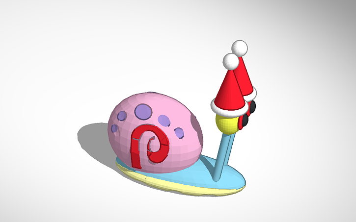 3d Design Gary The Snail Tinkercad