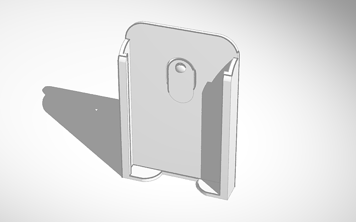 3D design LED Remote Holder - Tinkercad