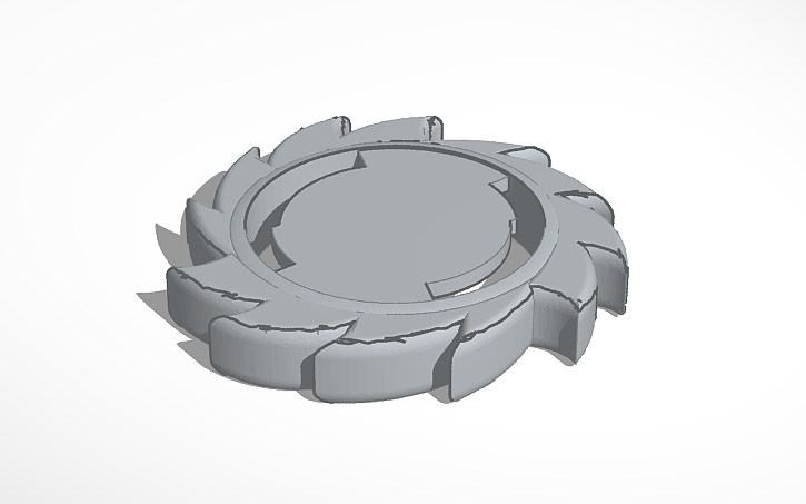 3D design beyblade - Tinkercad