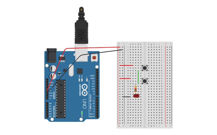 Circuit design Week 1 | Interfacing with the Arduino - Tinkercad
