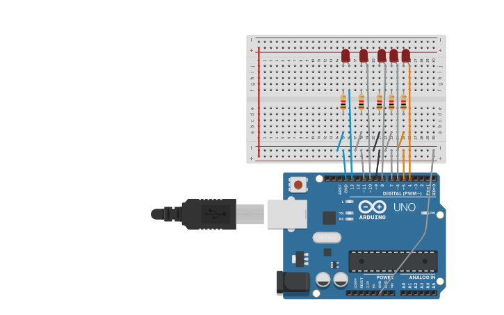 circuit-design-varios-led-tinkercad