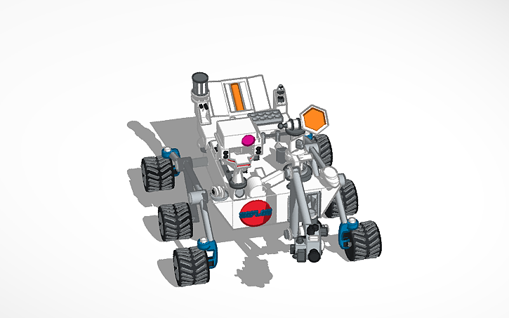 3D design Mars Rover - Tinkercad